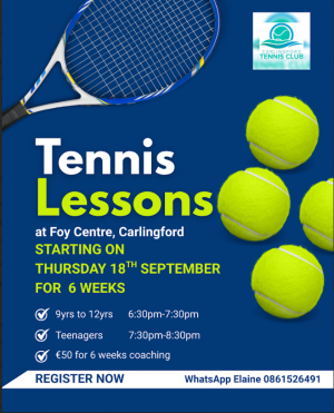 Tennis lessons